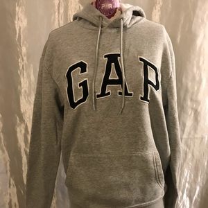 GAP Embroidered Logo Grey Hoodie